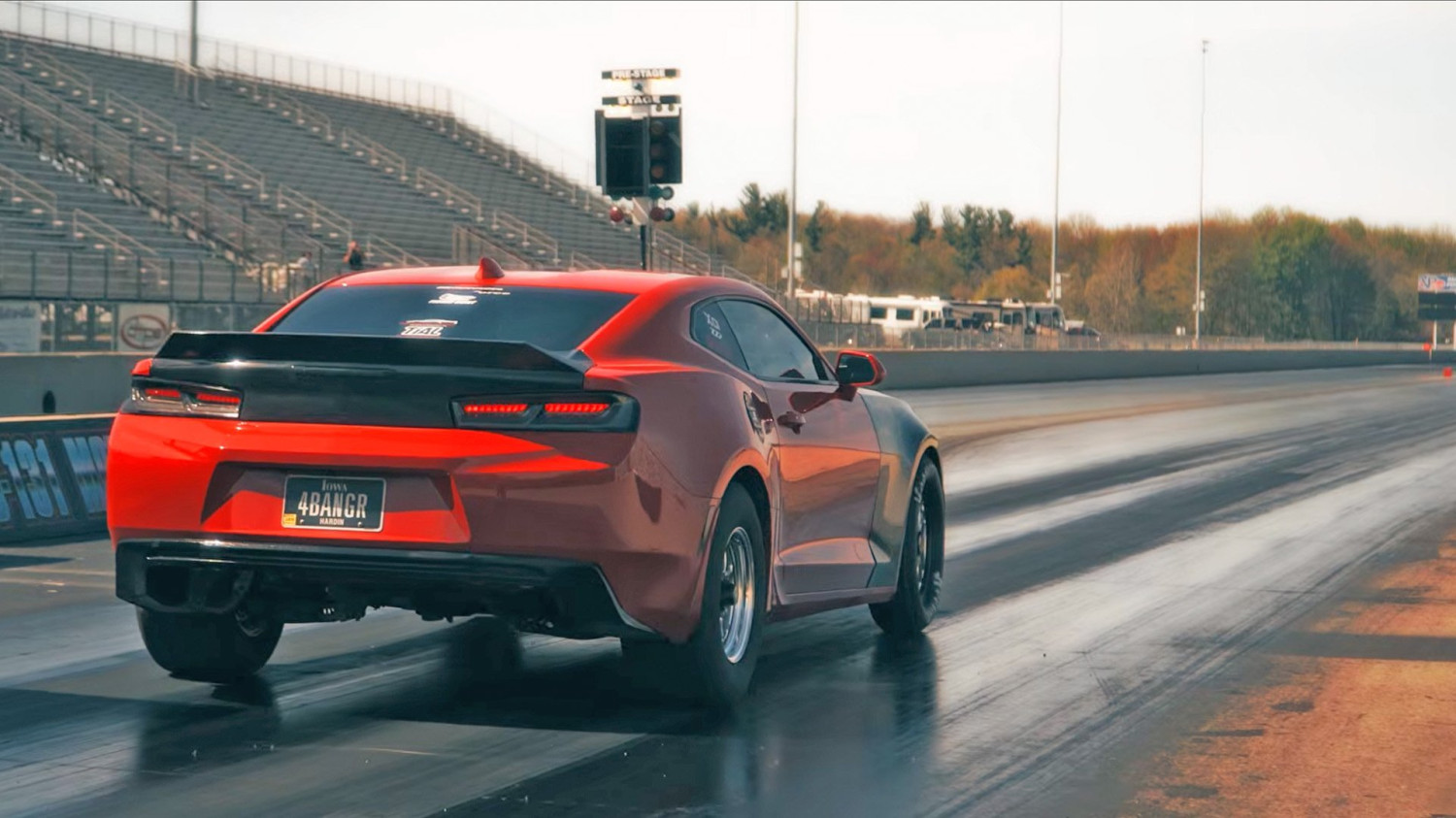 This Four-Cylinder Chevy Camaro’s 9.768-Second Quarter-Mile Is a New Record