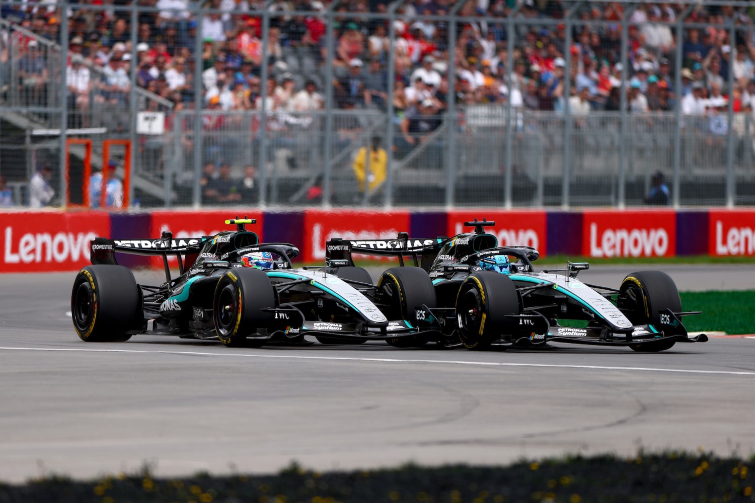 Gloves Come Off at Mercedes During Canada F1 Sprint