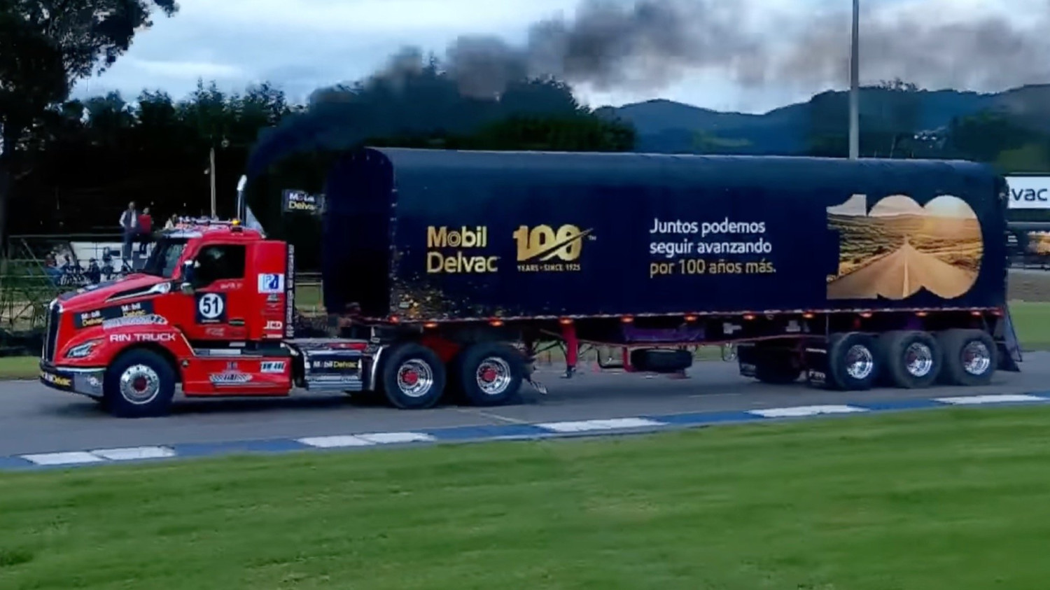 Insane Semi-Truck Racing Event Has Trailer-On Time Attack