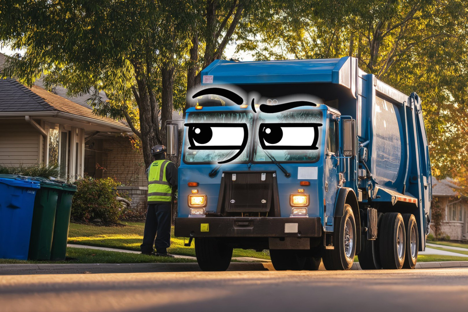 Garbage Trucks Now Have AI Cameras To Score Your House and Clock Code Violations