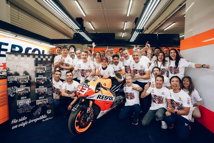 Honda Ucapkan Selamat Kepada Marquez Usai Juara Dunia MotoGP