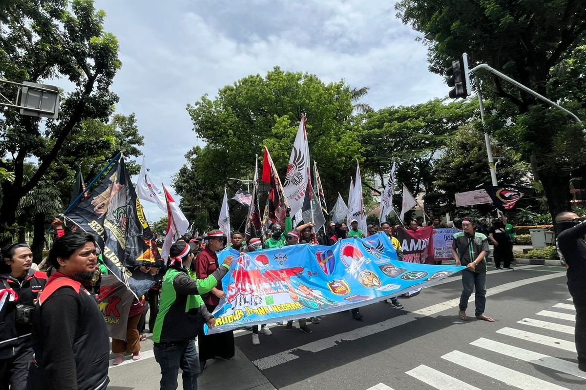 Ada Demo Ojol, Potensi Macet Simak Jalur Alternatifnya