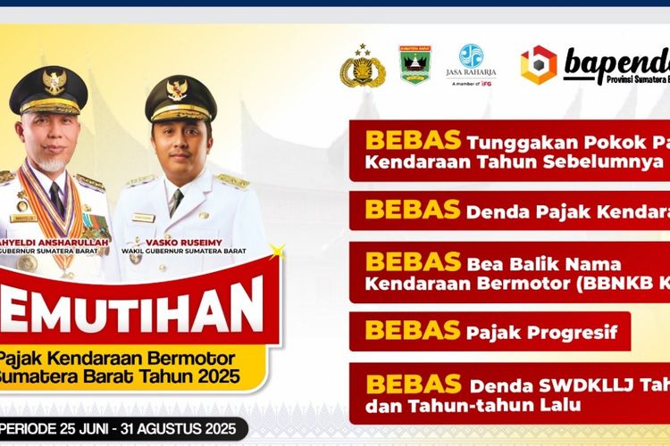 Catat Program Pemutihan Pajak Kendaraan Segera Berakhir di Wilayah Ini
