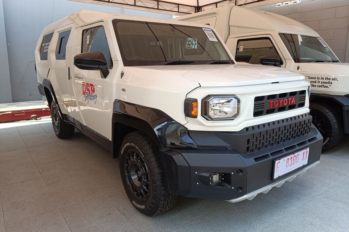 Begini Jadinya Toyota Rangga Jadi Blind Van