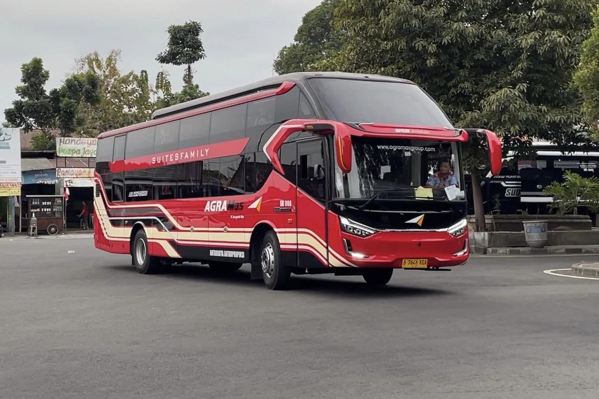 PO Agra Mas Buka Rute Bogor-Bojonegoro, Pakai Bus Suites Family