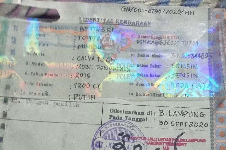 Waspadai Typo pada BPKB dan STNK Saat Beli Kendaraan Bekas