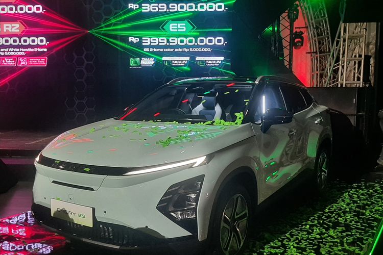 Chery C5 dan E5 Resmi Meluncur, Harga Rp 300 Jutaan