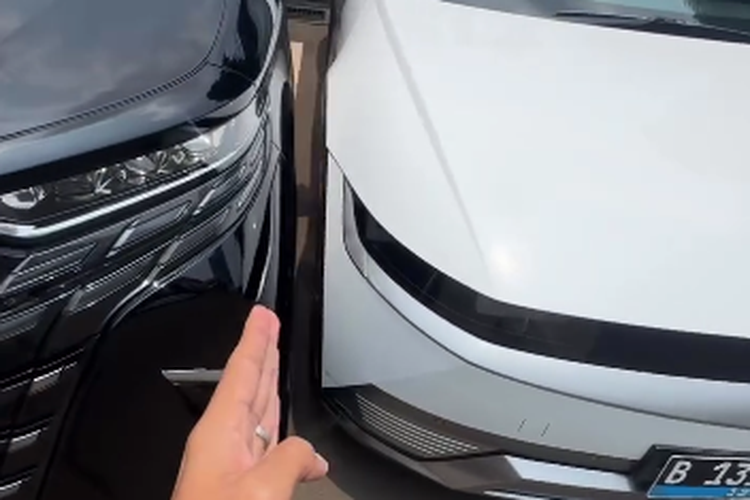 Perselisihan Parkir Pemilik Ioniq 5 dan Alphard di Jakarta