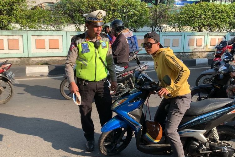 Operasi Patuh Jaya 2025: Kendaraan Tanpa Pelat Nomor Jadi Target