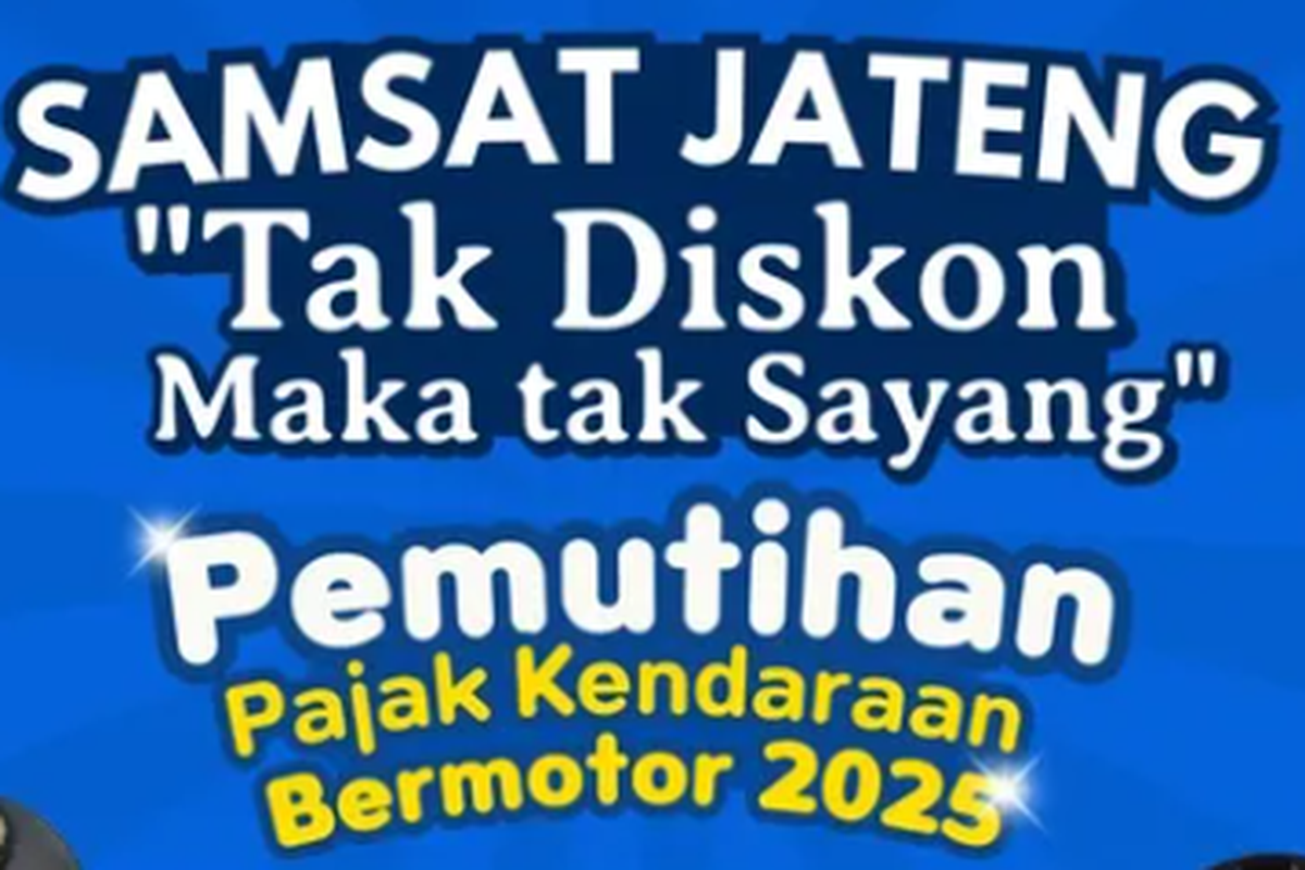 Cara Ikut Pemutihan Pajak Kendaraan di Jateng Meski STNK Hilang