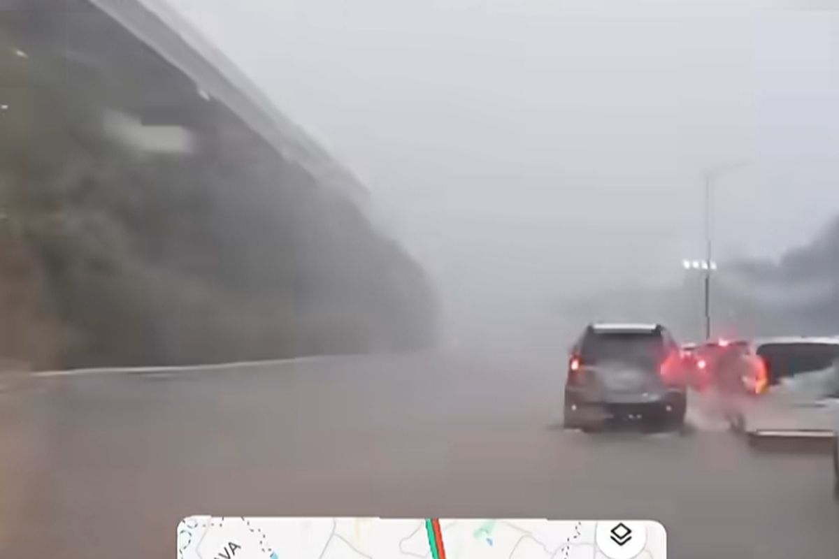 Ini Penyebab Tol Jagorawi Banjir Tadi Malam