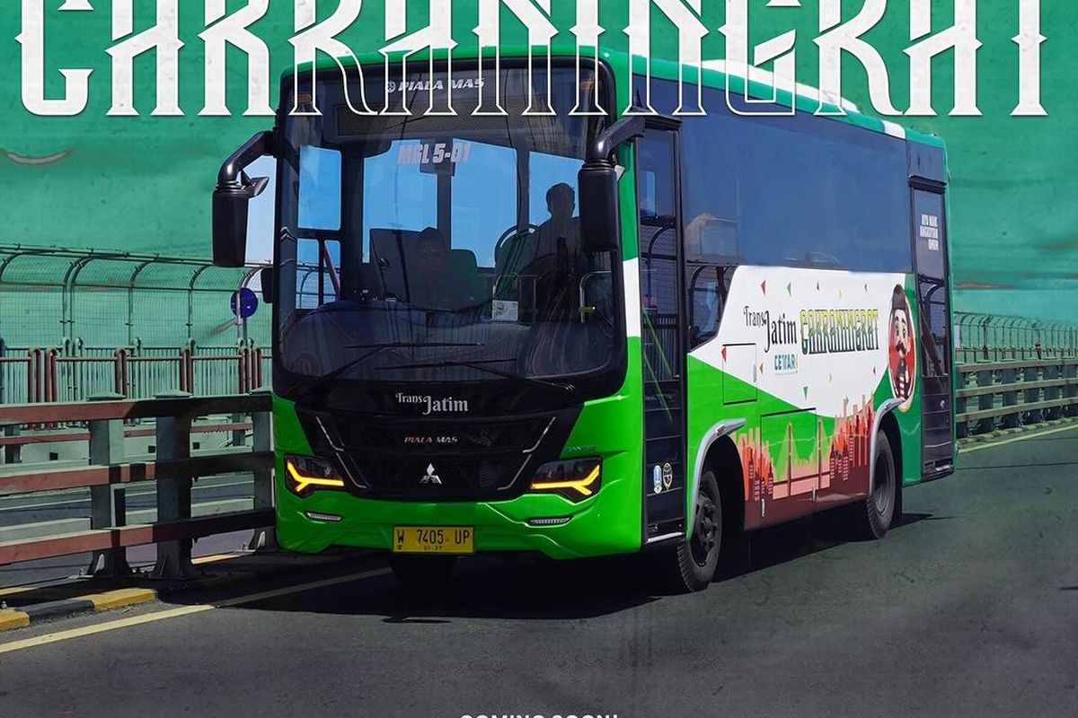 HUT Ke-80 Jatim, Naik Bus Trans Jatim Hari Ini Gratis