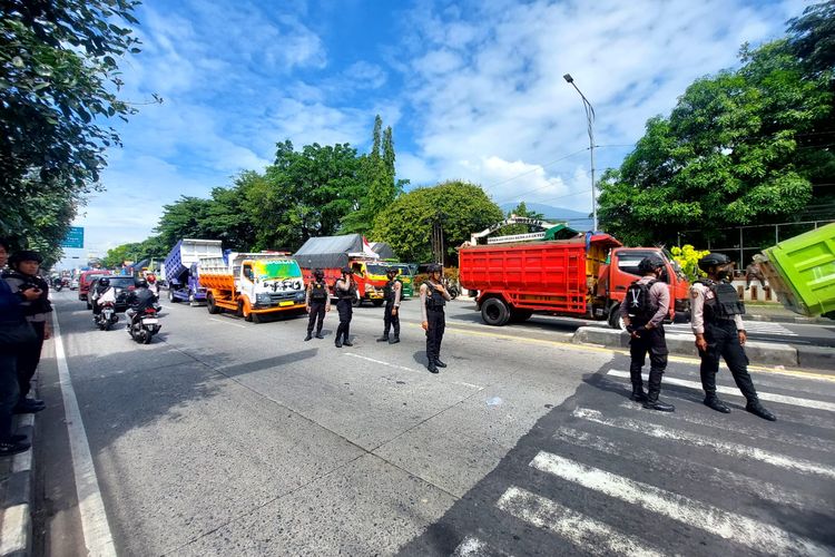 Polda Jateng Belum Berlakukan Sanksi untuk Truk ODOL