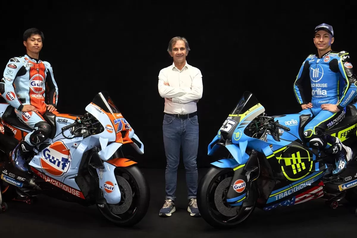 Peluncuran Tim Trackhouse Aprilia MotoGP 2026, Siapkan Dua Livery