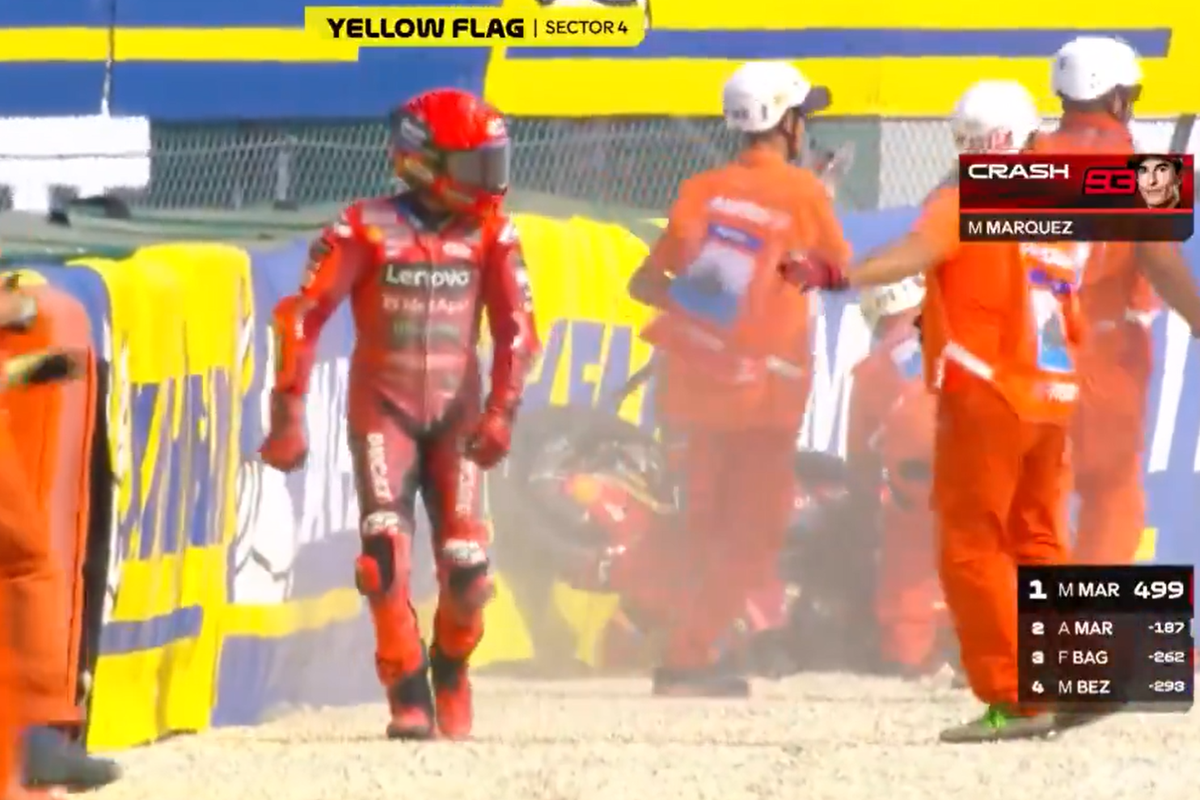 Penjelasan Marc Marquez Saat Jatuh di Sprint Race MotoGP San Marino