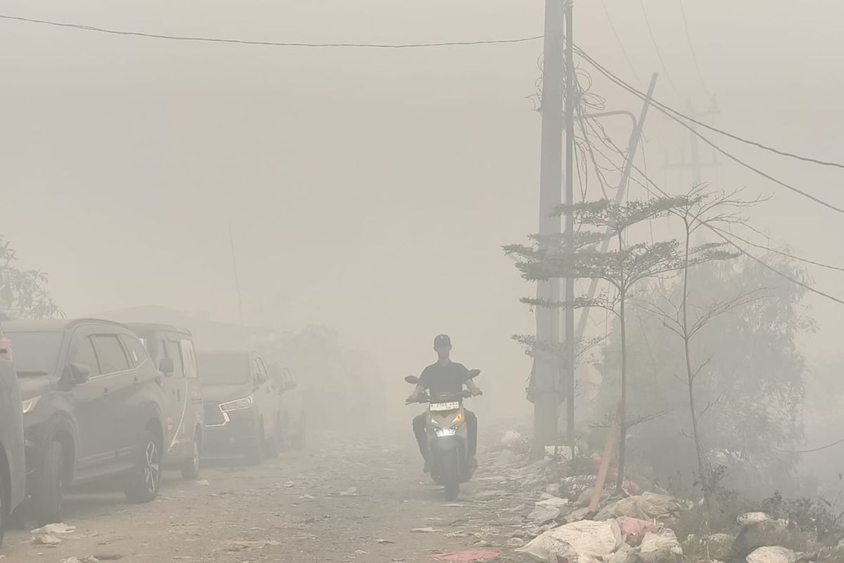 Kabut Asap Karhutla, Pengendara Motor Diminta Kurangi Kecepatan