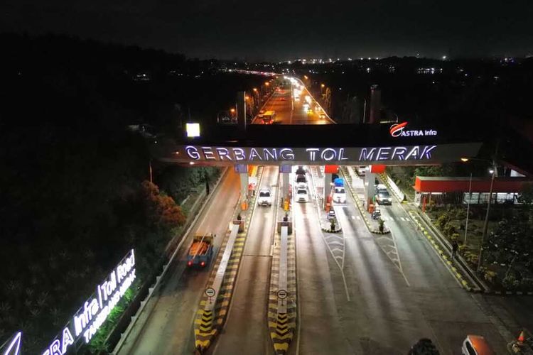 Gerbang Tol Tambahan Dibuka di GT Merak untuk Pemudik