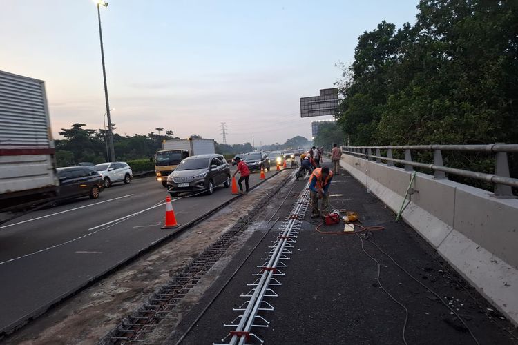 Ada Perbaikan di Tol Jagorawi, Sejumlah Lajur Ditutup Sementara