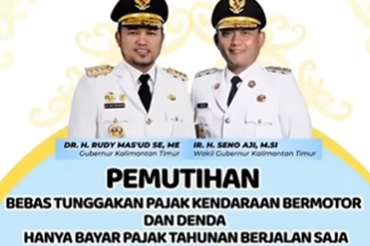 Masih Ada Program Pemutihan Pajak Kendaraan di Kaltim, Cek Syaratnya