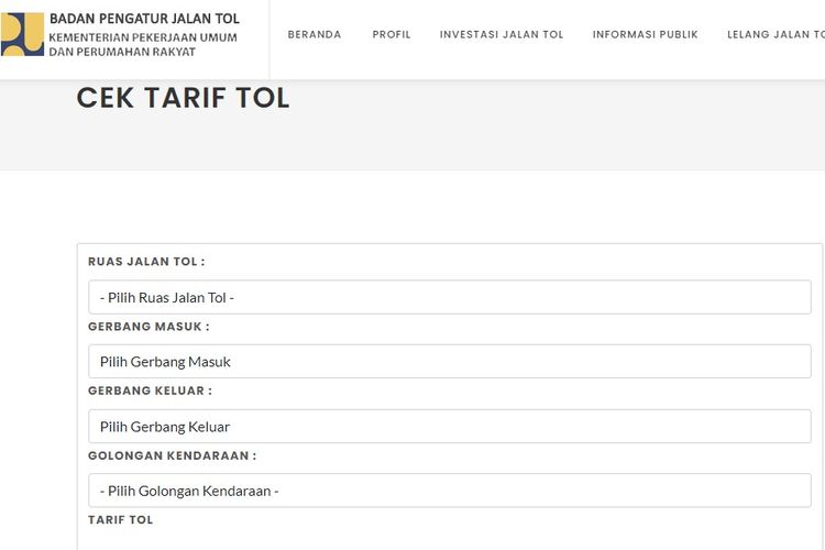 Cara Cek Tarif Tol Pakai Aplikasi Saat Libur Nataru Pakai Mobil