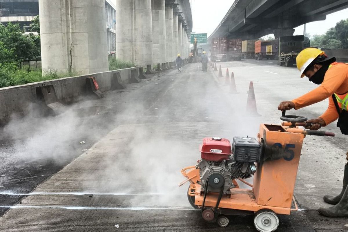 Hati-Hati, Ada Rekonstruksi Jalan di Tol Jakarta–Cikampek Pekan Ini