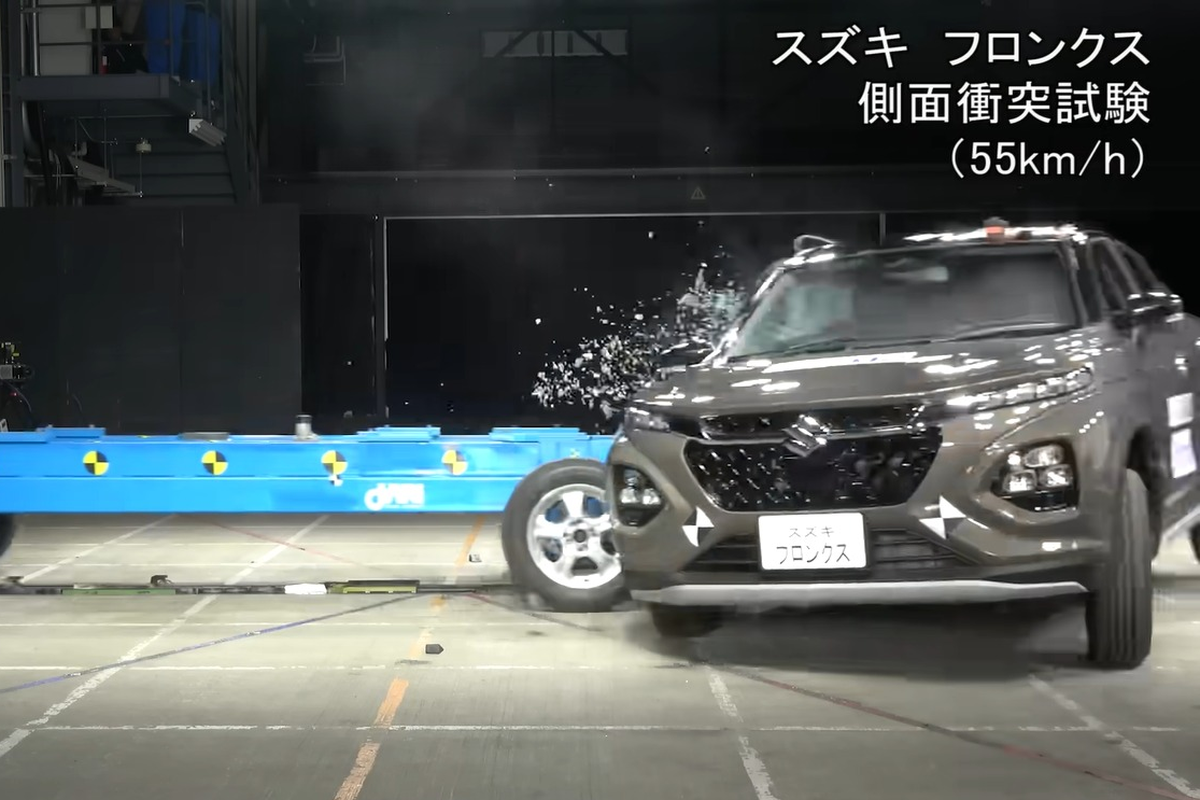 Suzuki Fronx Raih Bintang Empat Tes Tabrak Japan NCAP