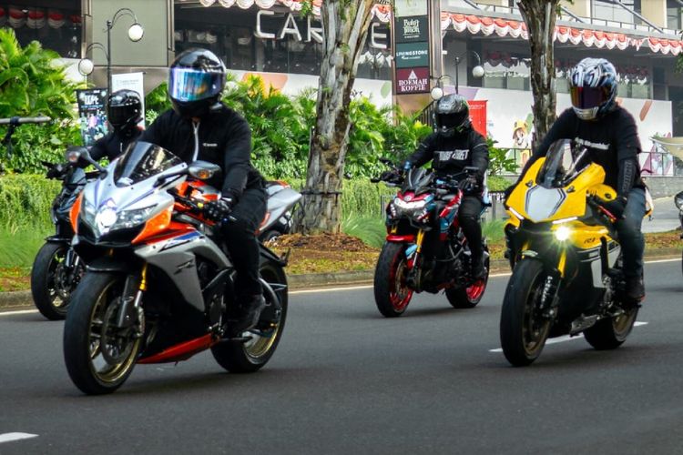 Terjadi Lagi Kecelakaan Sunmori di Senayan, Moge Tabrak Ojol