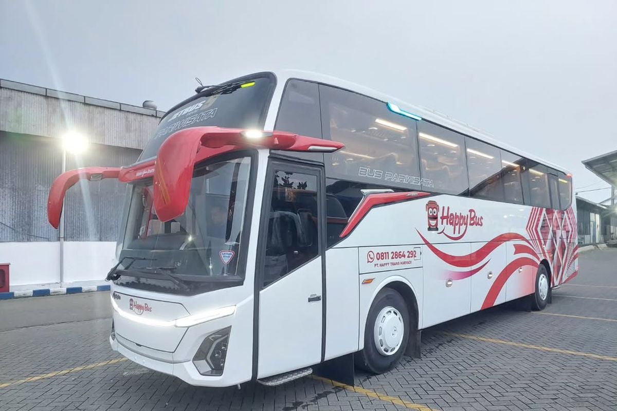 PO Happy Bus Asal Jogja Tambah Bus Baru Kreasi Adiputro