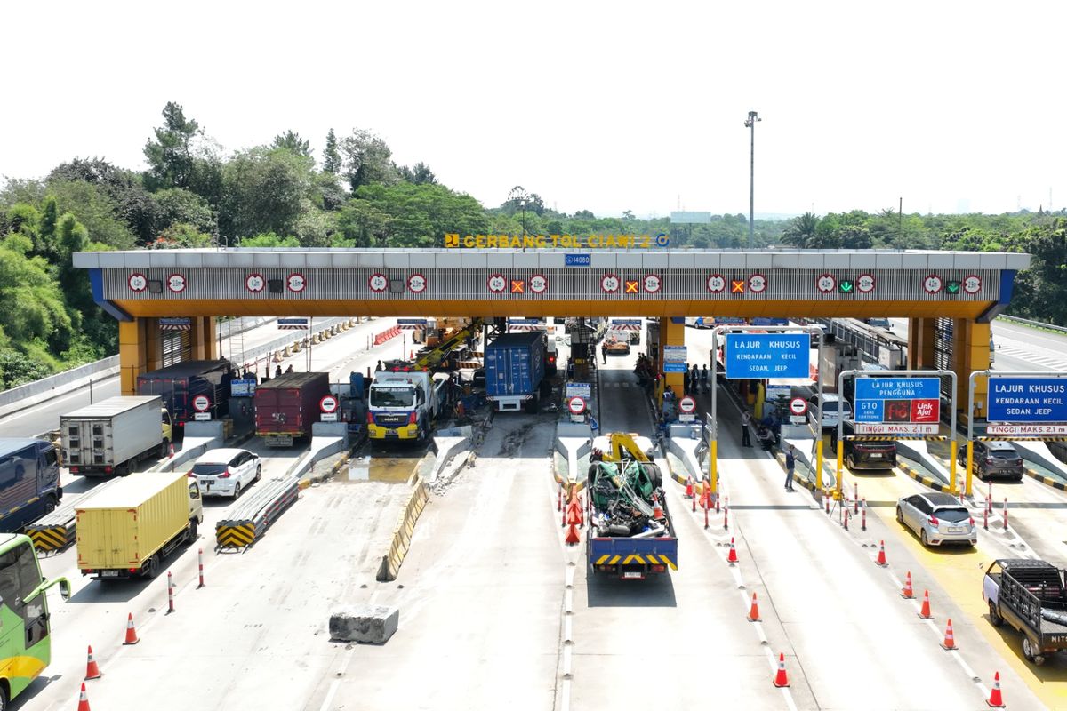 Pasca-Kecelakaan Truk, GT Ciawi 2 Kembali Beroperasi Secara Terbatas