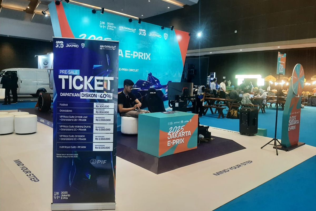 Bisa Beli Tiket Formula E Jakarta di PEVS 2025, Mulai Rp 300.000