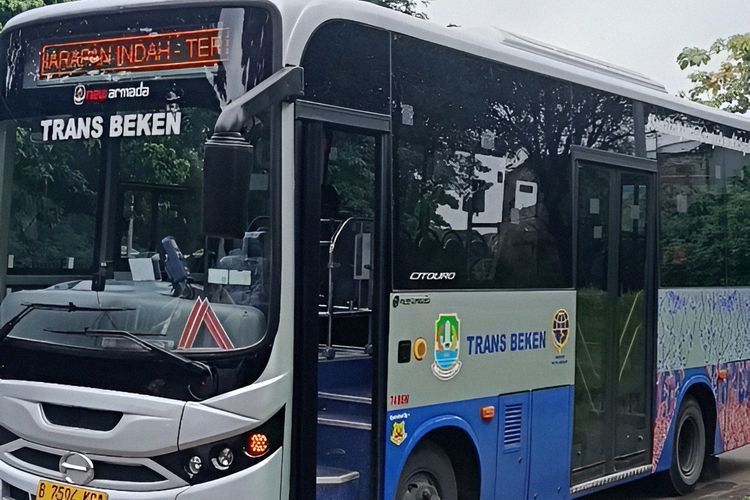 Bus Trans Beken Resmi Beroperasi di Bekasi, Masih Gratis