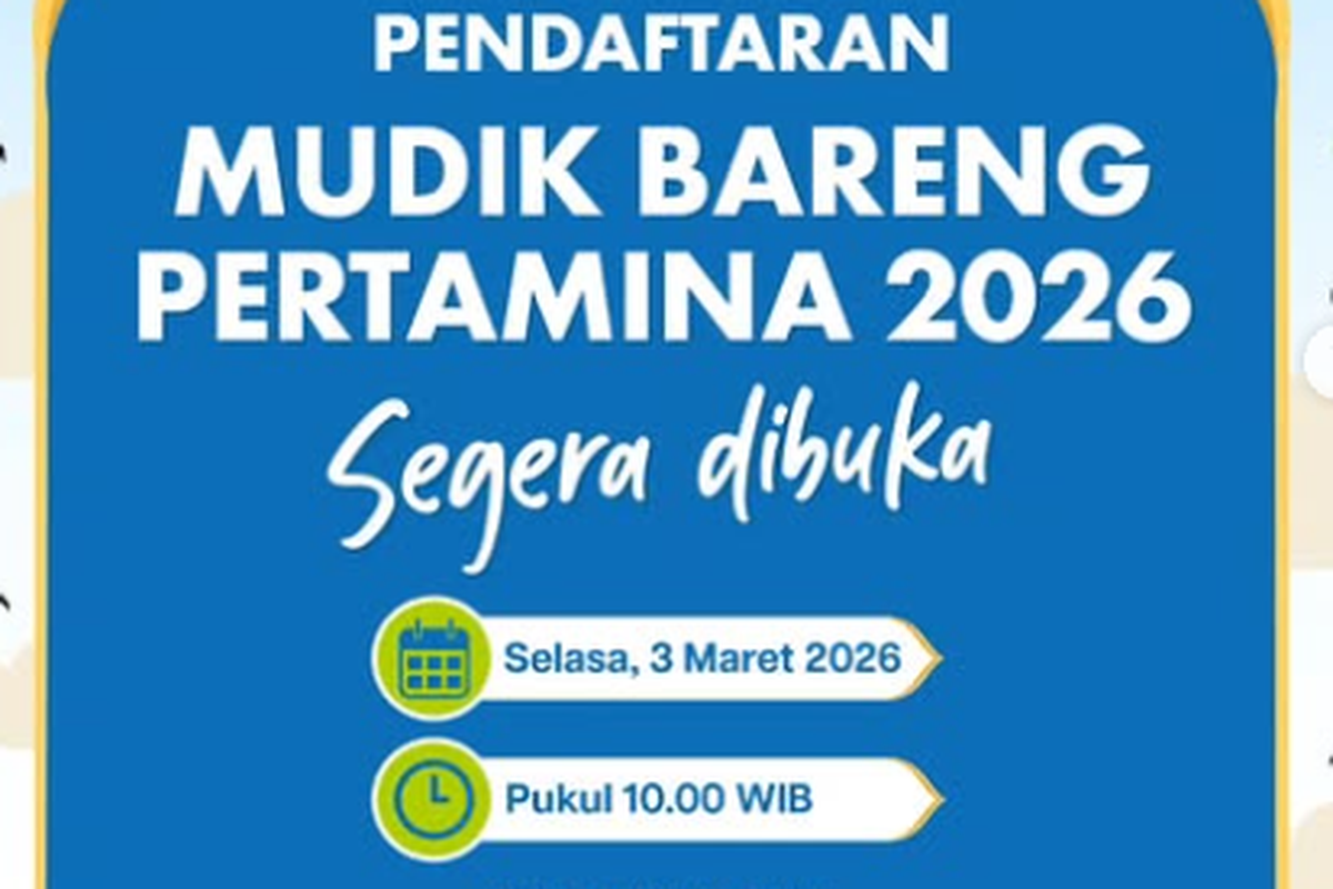 Mudik Bareng Pertamina 2026: Simak Syarat dan Kota Tujuannya
