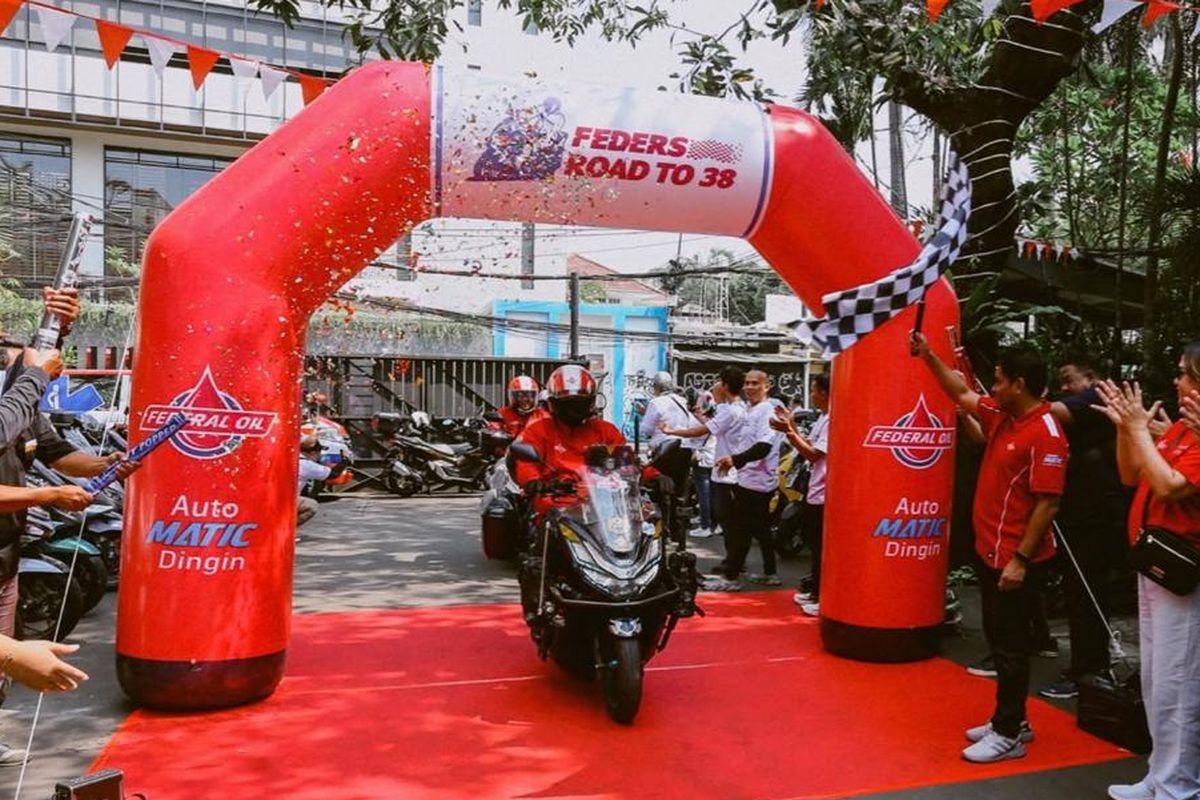 Komunitas Motor Matic Ini Touring 800 Km dari Surabaya ke Jakarta