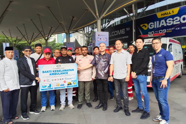 Ratusan Ambulans Terima Bantuan Komponen Keselamatan di GIIAS 2026