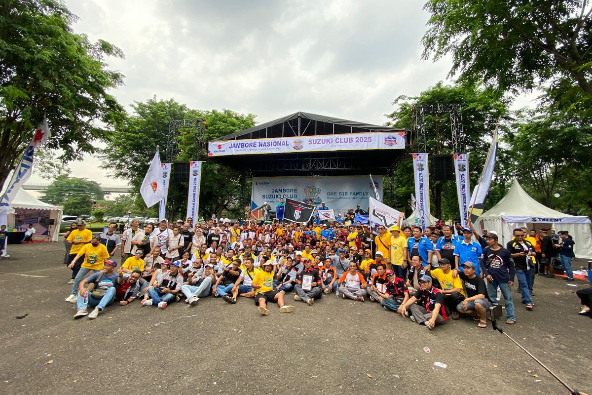 Ribuan Pemilik Suzuki Gelar Jambore di Museum Purna Bhakti Pertiwi