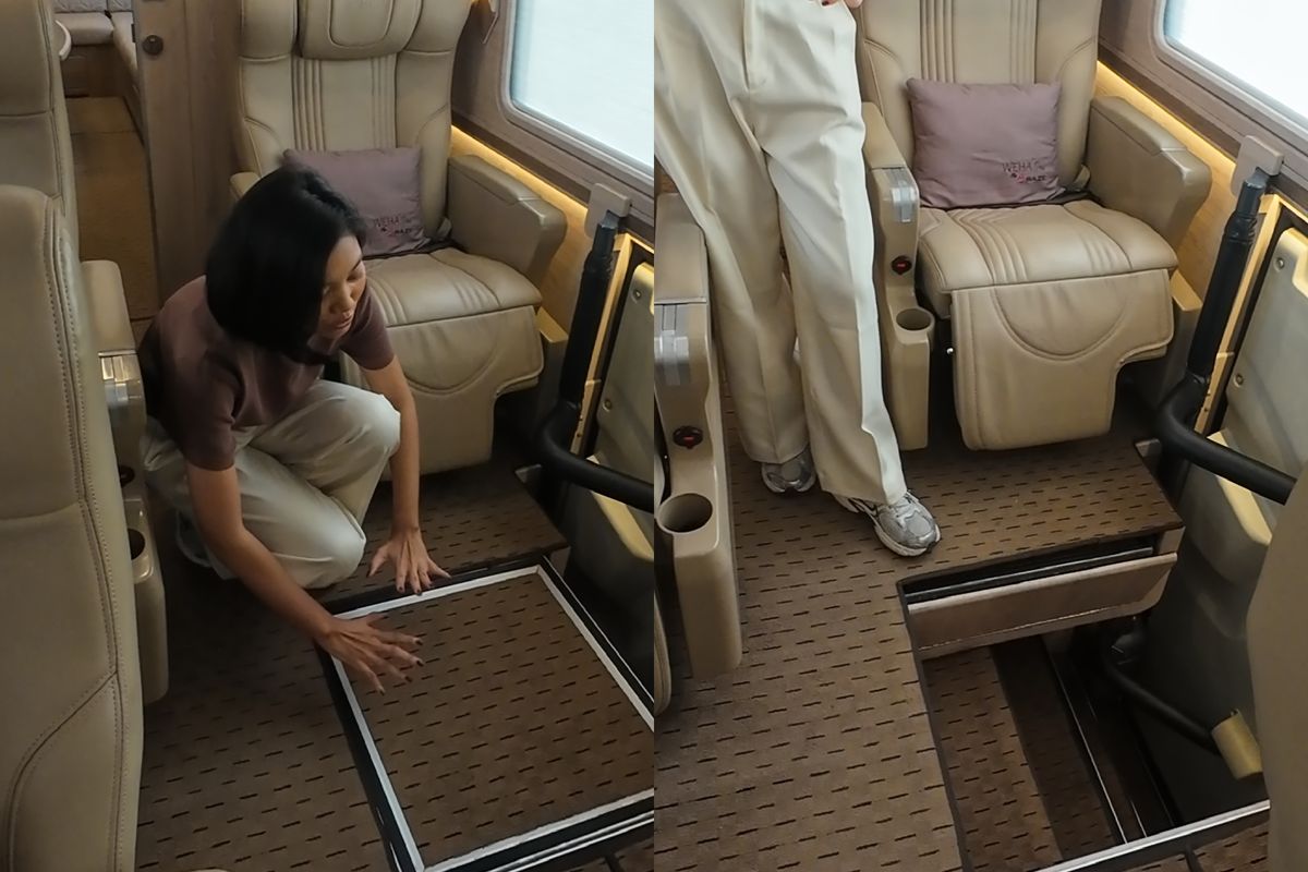 Bus Terbaru White Horse Punya Penutup Tangga Otomatis