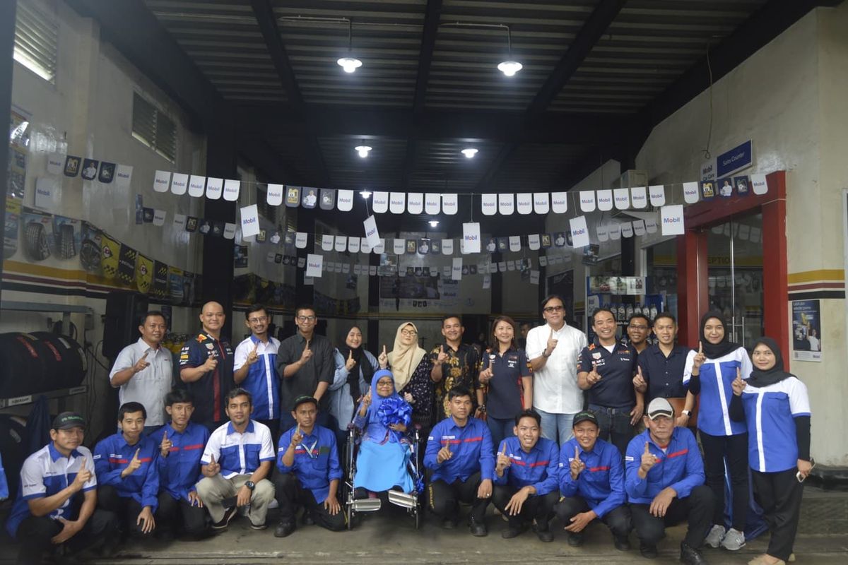 Mobil Lubricants Perluas Jaringan Lewat Bengkel Trijaya Ban