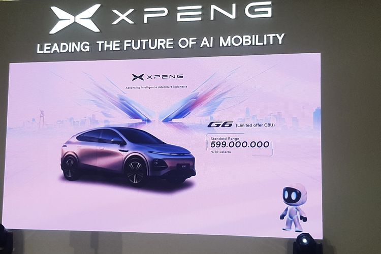 Harga Resmi Xpeng G6 dan X9 di Indonesia, mulai Rp 599 Juta