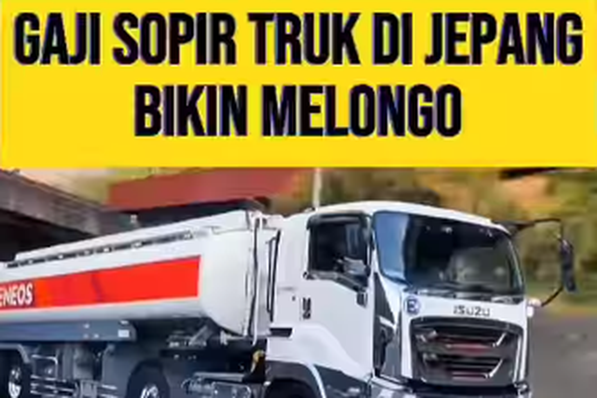 Gaji Sopir Truk di Jepang Bisa Tembus Rp 40 Juta per Bulan