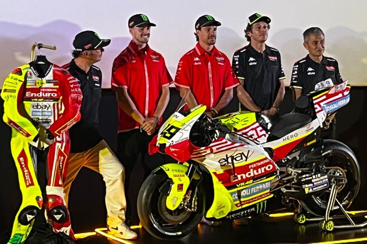 Rossi Datang ke Jakarta, Luncurkan Livery Khusus Buat MotoGP Mandalika