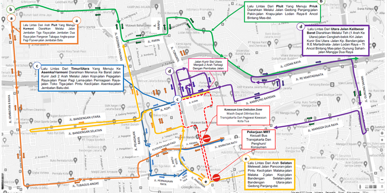 Rekayasa Lalu Lintas di Kota Tua saat Malam Pergantian Tahun 2026