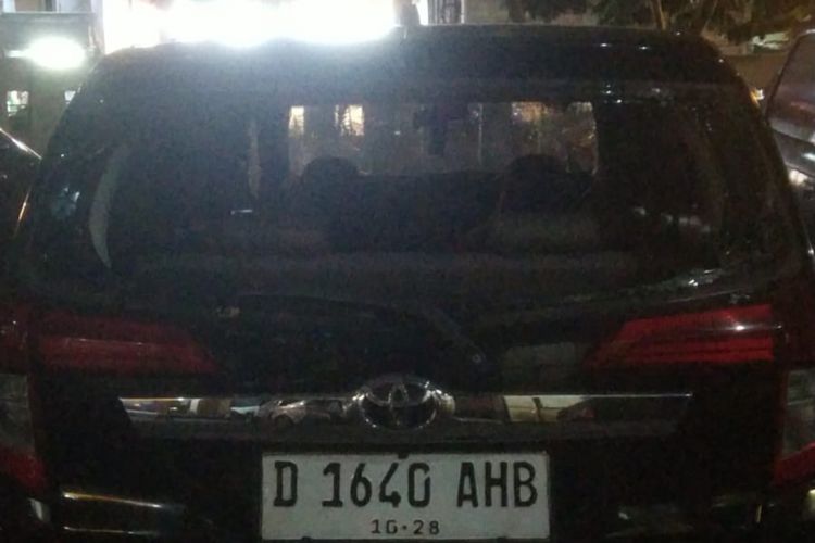 Pengemudi Calya Lawan Arah di Gunung Sahari, Diduga Pakai Pelat Palsu