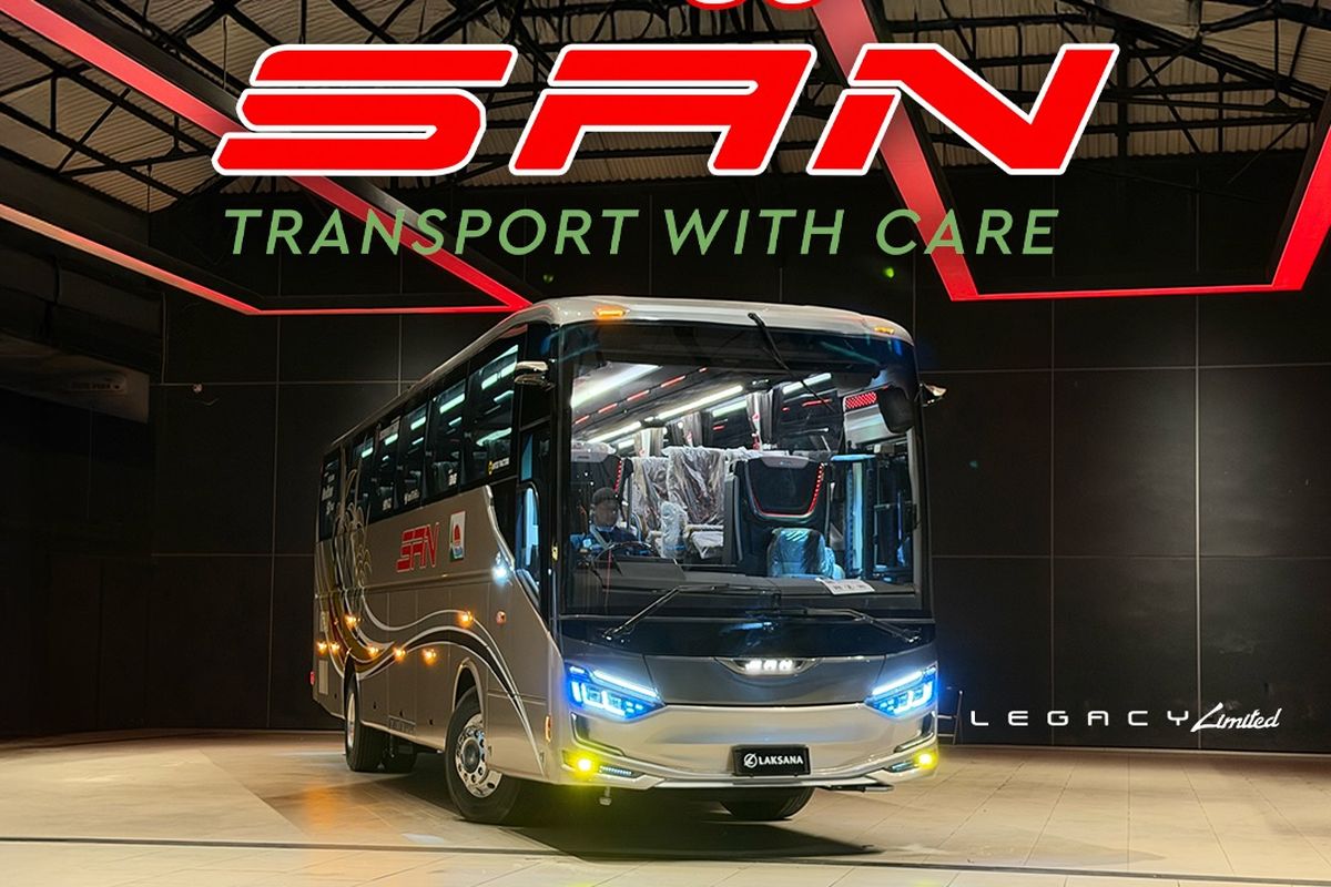 PO SAN Punya Bus Baru, Legacy SR3 Limited Edition HUT ke-36