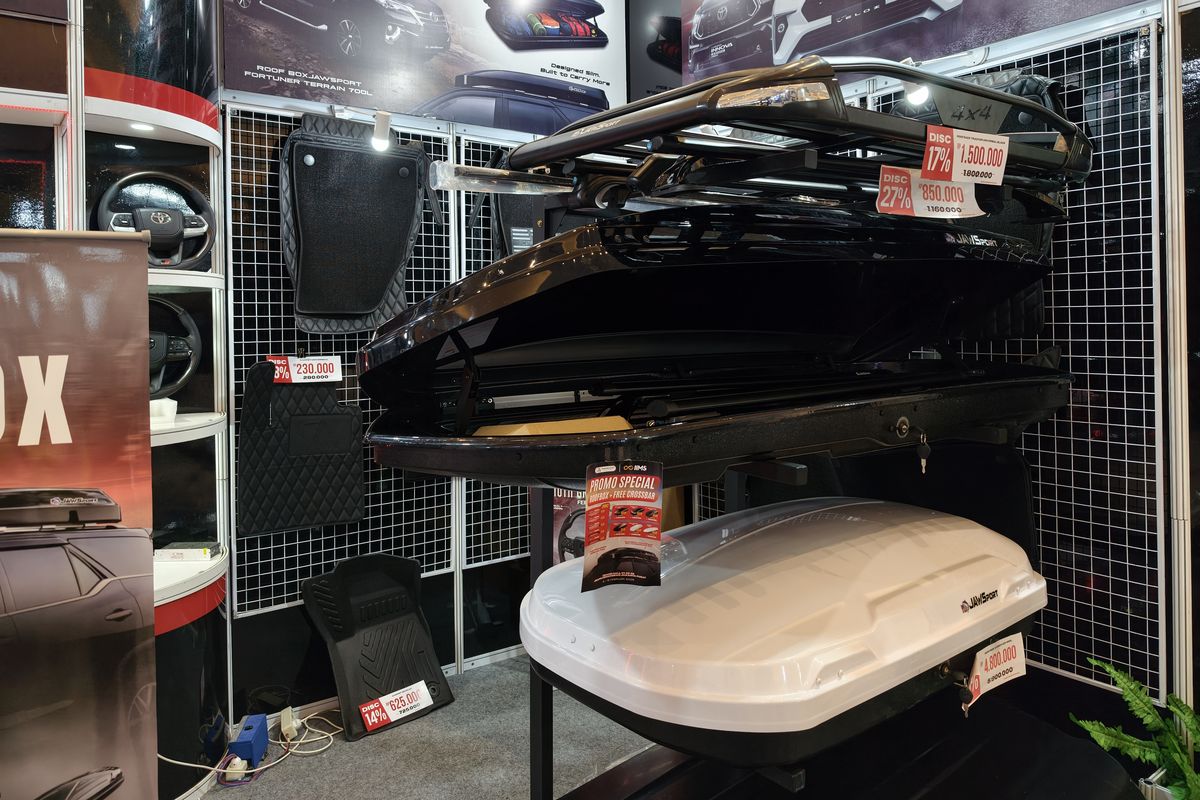 Beli Roofbox di IIMS 2026 buat Persiapan Mudik