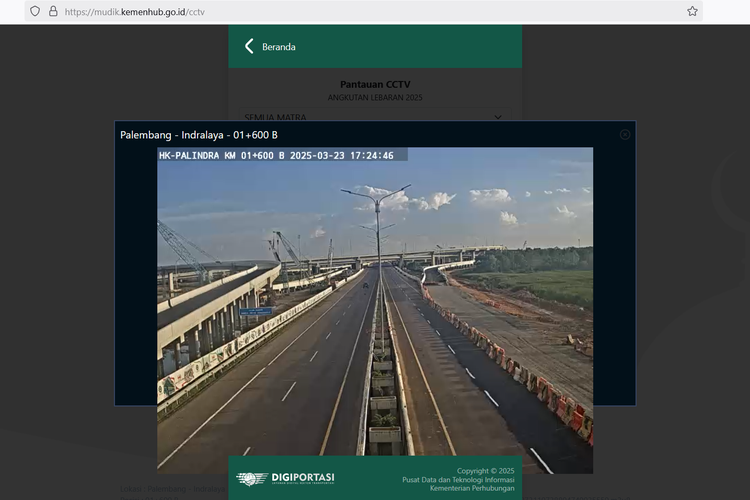 Link Streaming untuk Pantau Arus Mudik Lebaran 2025