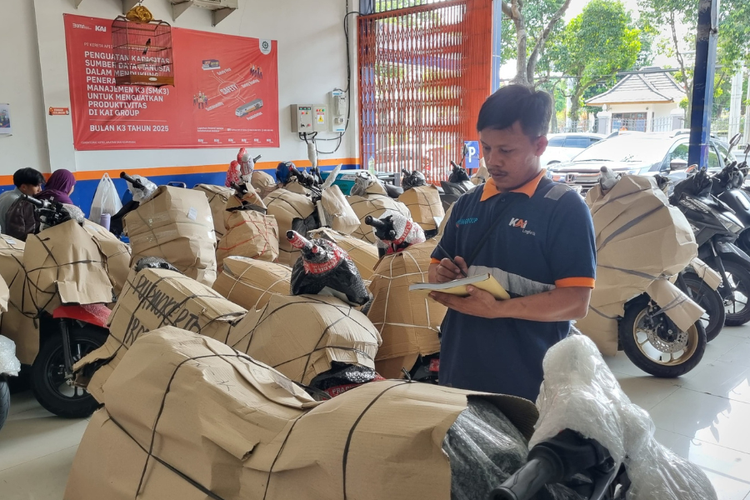 Kirim Motor Mudik Pakai Kereta? Wajib Copot Spion dan Kosongkan Tangki