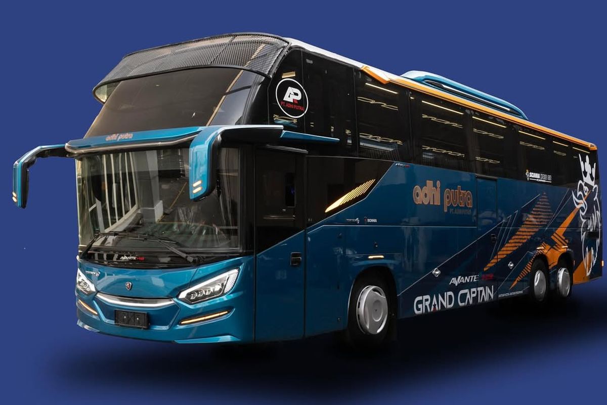Bus Baru PO Adhi Putra, Dibalut Bodi All New Avante H9 Grand Captain