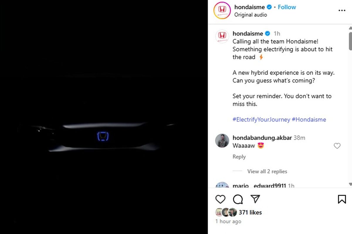 Honda, Honda Civic, Honda Rilis Teaser Mobil Baru, Civic Hybrid?