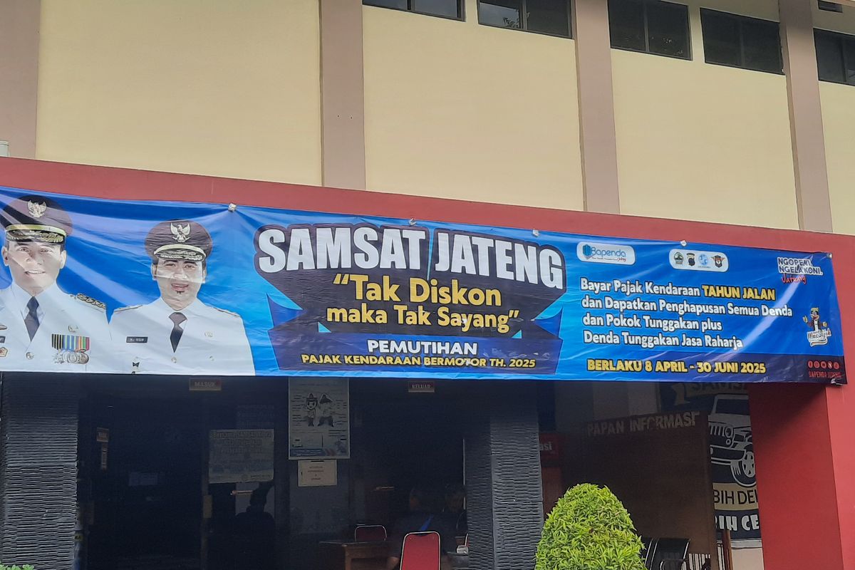 Bayar Pemutihan Pajak Kendaraan di Jateng Bisa via Online