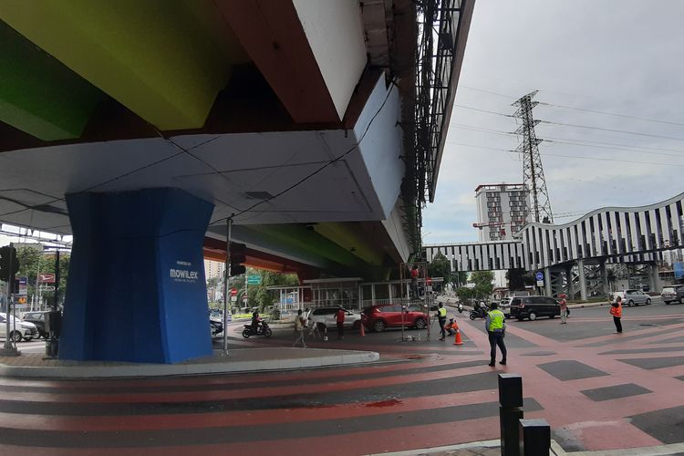 Rekayasa Lalu Lintas di Senen Imbas Unjuk Rasa di Mako Brimob Kwitang